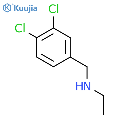 (3,4-Dichloro-benzyl)-ethyl-amine structure