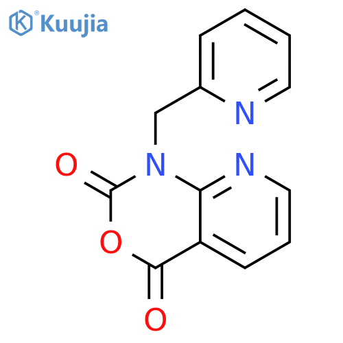 2H-PYRIDO[2,3-D][1,3]OXAZINE-2,4(1H)-DIONE, 1-(2-PYRIDINYLMETHYL)- structure