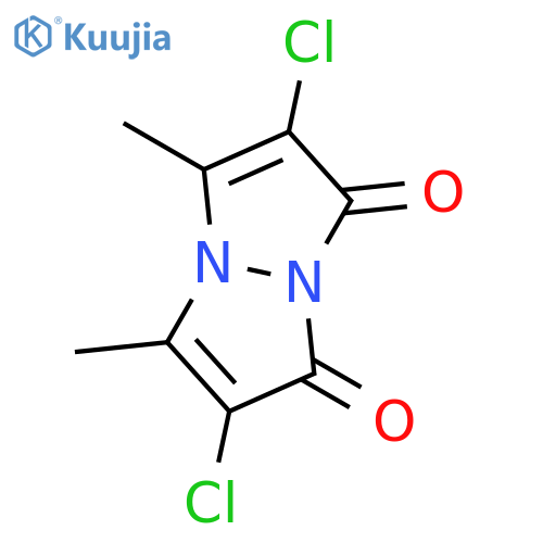 2,6-dichloro-1,7-dimethylpyrazolo[1,2-a]pyrazole-3,5-dione structure