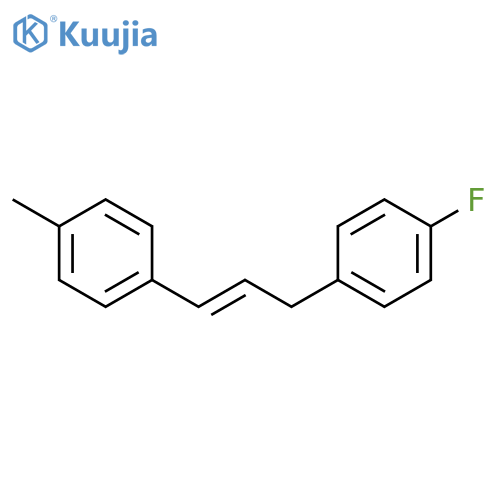 Benzene, 1-fluoro-4-[(2E)-3-(4-methylphenyl)-2-propenyl]- structure