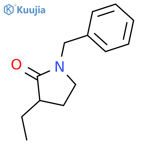 2-Pyrrolidinone,3-ethyl-1-(phenylmethyl)-(9CI) structure