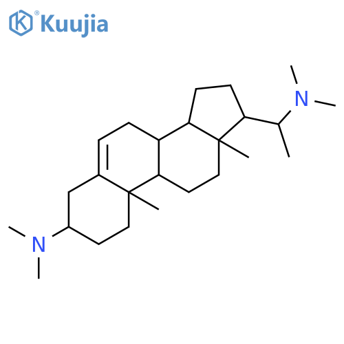 (3beta,20S)-N~3~,N~3~,N~20~,N~20~-tetramethylpregn-5-ene-3,20-diamine structure