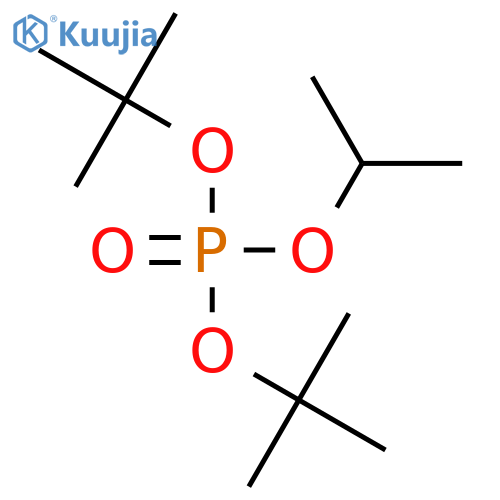 Phosphoric acid, bis(1,1-dimethylethyl) 1-methylethyl ester structure