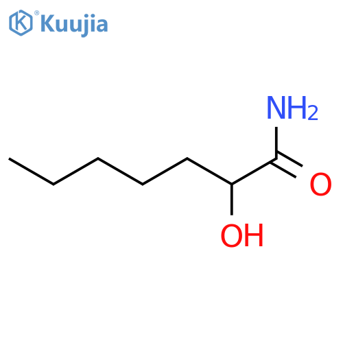 HEPTANAMIDE, 2-HYDROXY- structure
