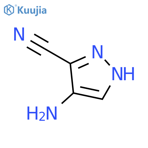 4-Amino-1H-pyrazole-3-carbonitrile structure