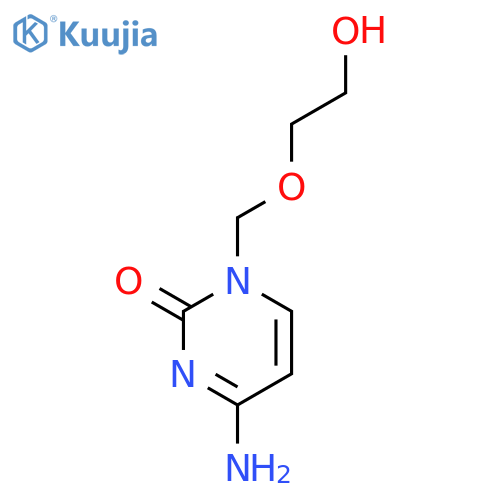 4-amino-1-[(2-hydroxyethoxy)methyl]pyrimidin-2(1H)-one structure