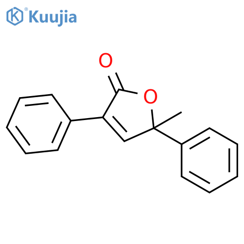 2(5H)-Furanone, 5-methyl-3,5-diphenyl- structure