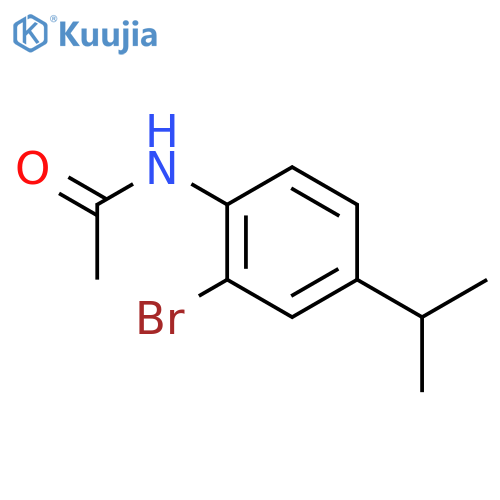 4-Acetamido-3-bromocumene structure