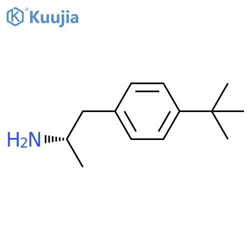 (2S)-1-(4-tert-butylphenyl)propan-2-amine structure