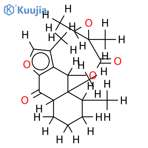 6beta-10alphaH-O-(2,3-Epoxy-2-methylbutanoyl)-6-Hydroxyfuranoeremophilan-9-one structure