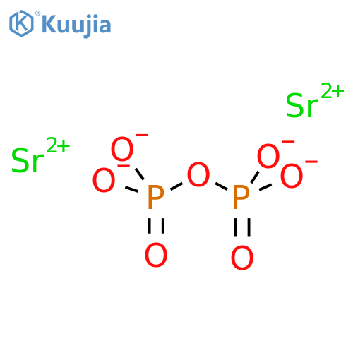 Diphosphoric acid strontium salt europium-doped structure