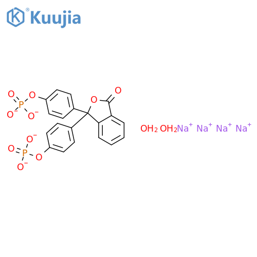 Phenolphthalein diphosphate tetrasodium salt structure