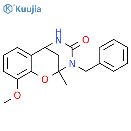 10-benzyl-6-methoxy-9-methyl-8-oxa-10,12-diazatricyclo7.3.1.0^{2,7}trideca-2,4,6-trien-11-one structure