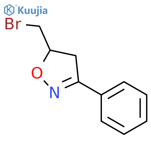 5-(Bromomethyl)-3-phenyl-4,5-dihydroisoxazole structure