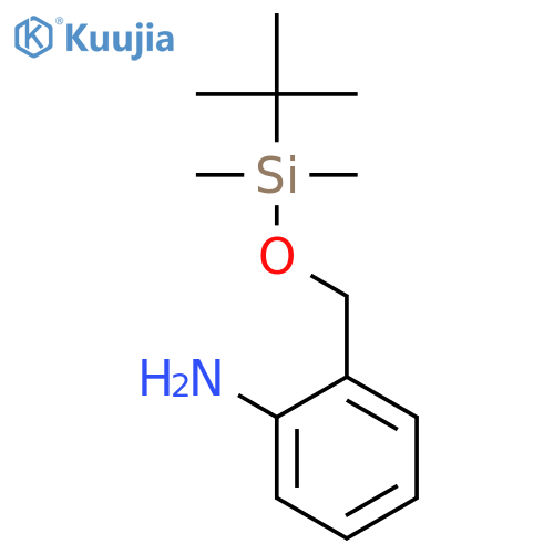 Benzenamine, 2-[[[(1,1-dimethylethyl)dimethylsilyl]oxy]methyl]- structure