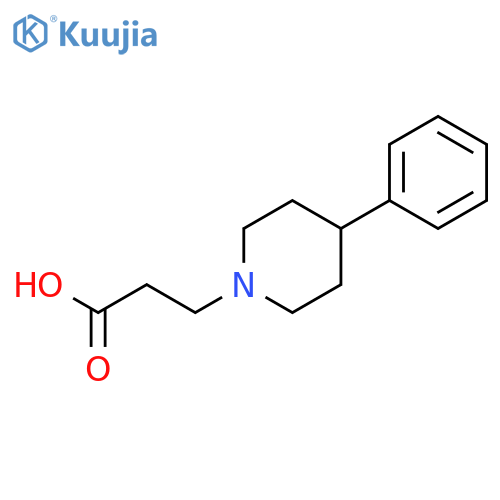 3-(4-PHENYLPIPERIDIN-1-YL)PROPANOIC Acid structure