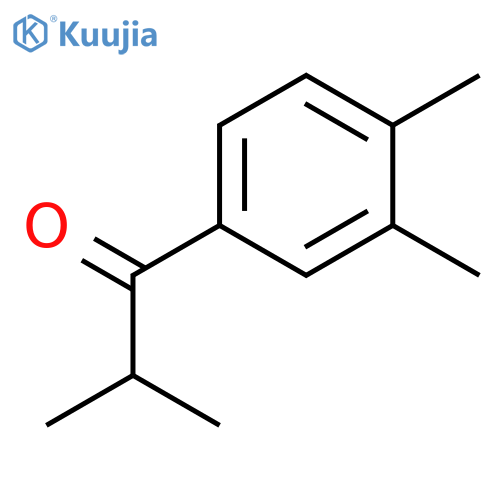 1-Propanone, 1-(3,4-dimethylphenyl)-2-methyl- structure