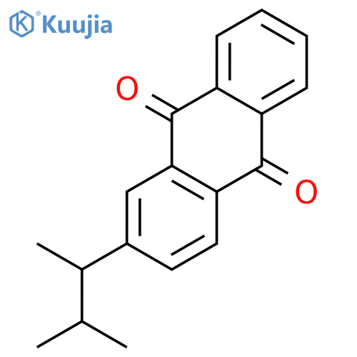 9,10-Anthracenedione,2-(1,2-dimethylpropyl)- structure
