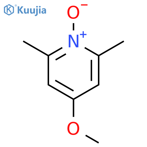 PYRIDINE, 4-METHOXY-2,6-DIMETHYL-, 1-OXIDE structure