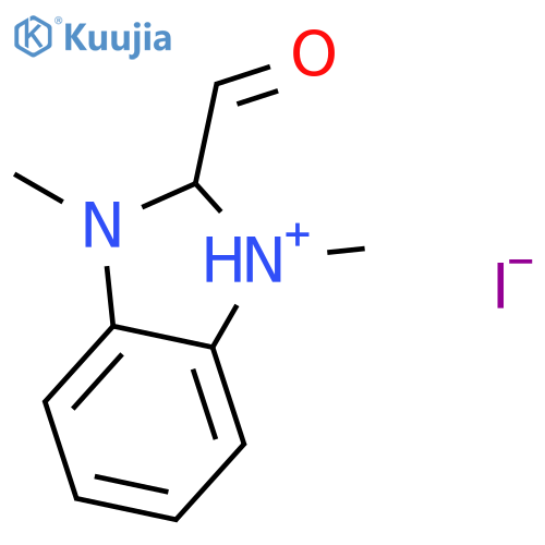 1H-BENZIMIDAZOLIUM, 2-FORMYL-1,3-DIMETHYL-, IODIDE structure