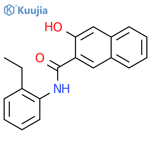 2-Naphthalenecarboxamide,N-(2-ethylphenyl)-3-hydroxy- structure