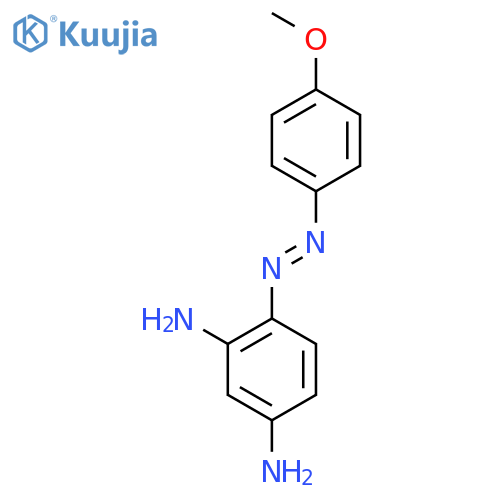 4-(E)-(4-Methoxyphenyl)diazenylbenzene-1,3-diamine structure