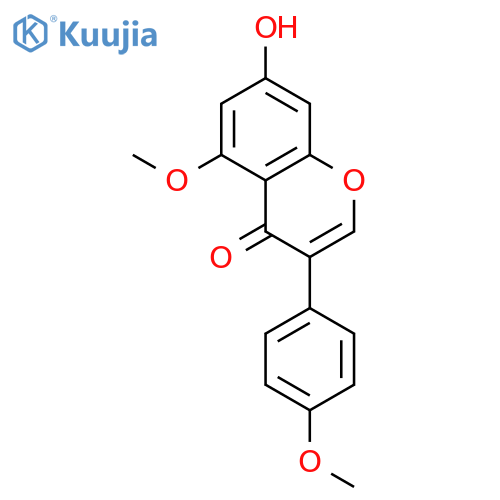4',5-Di-Me ether-4',5,7-Trihydroxyisoflavone structure