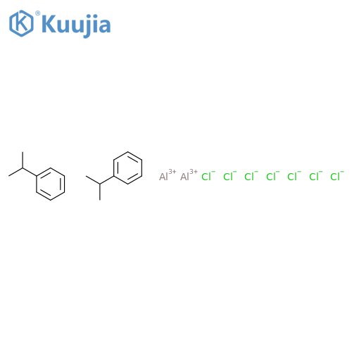 hydrogen μ-chlorohexachlorodialuminate(1-), compound with isopropylbenzene (1:2) structure