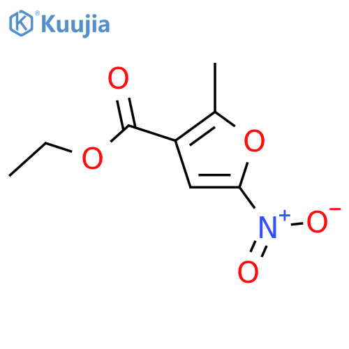 Ethyl 2-methyl-5-nitrofuran-3-carboxylate structure