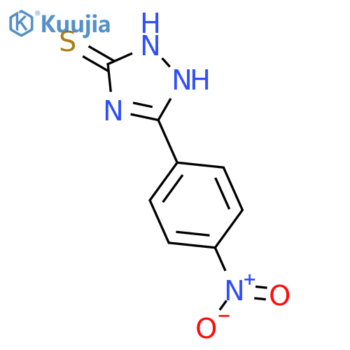 5-(4-Nitrophenyl)-2,4-dihydro-3H-1,2,4-triazole-3-thione structure