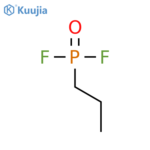 Phosphonic difluoride, propyl- structure