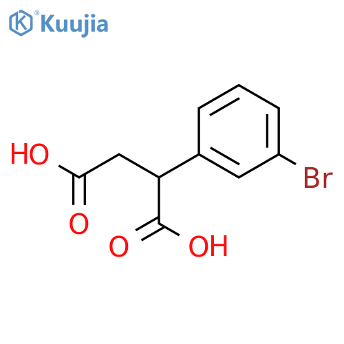 2-(3-Bromophenyl)butanedioic Acid structure