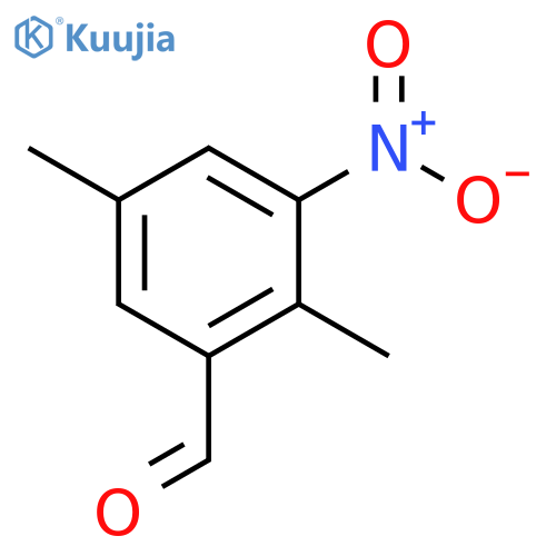 2,5-Dimethyl-3-nitrobenzaldehyde structure