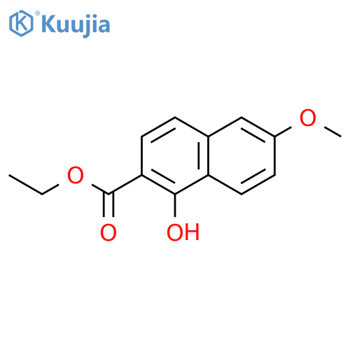 ethyl 1-hydroxy-6-methoxy-2-naphthoate structure