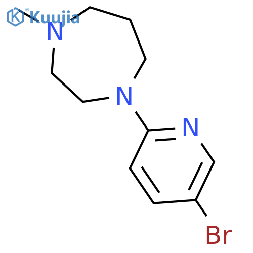 1-(5-bromopyridin-2-yl)-4-methyl-1,4-diazepane structure