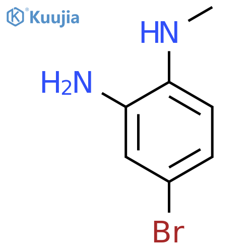4-bromo-N1-methyl-benzene-1,2-diamine structure