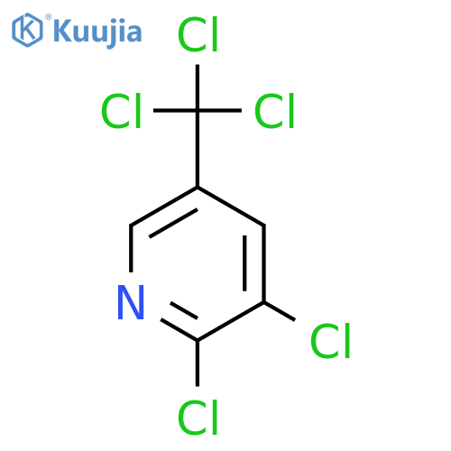 2,3-Dichloro-5-(trichloromethyl)pyridine structure