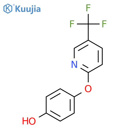 4-{5-(Trifluoromethyl)pyridin-2-yloxy}phenol structure