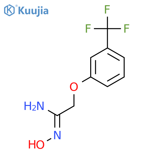 N'-Hydroxy-2-3-(trifluoromethyl)phenoxyethanimidamide structure