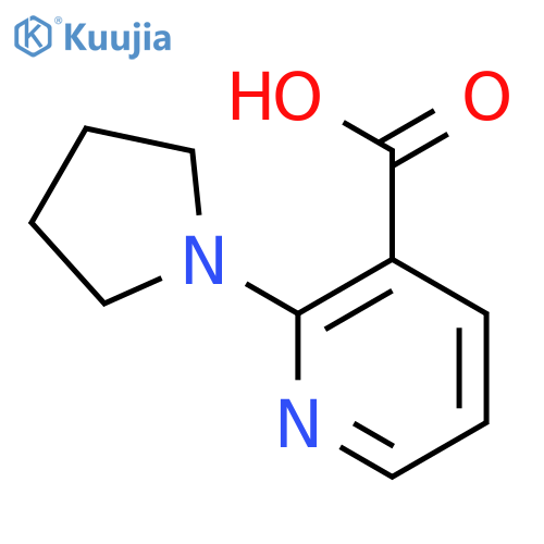 2-(pyrrolidin-1-yl)pyridine-3-carboxylic acid structure