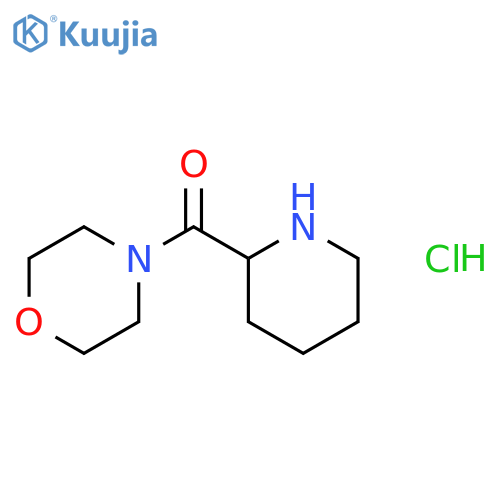 4-(piperidine-2-carbonyl)morpholine hydrochloride structure