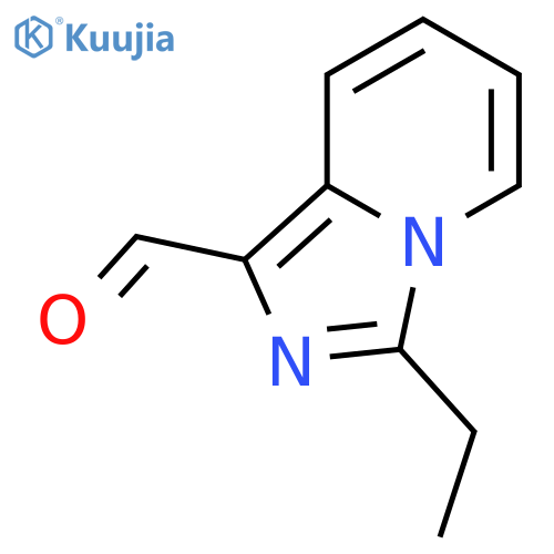 3-ethylimidazo[1,5-a]pyridine-1-carbaldehyde structure