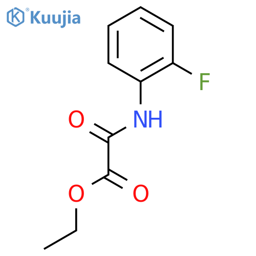 ethyl (2-fluorophenyl)carbamoylformate structure