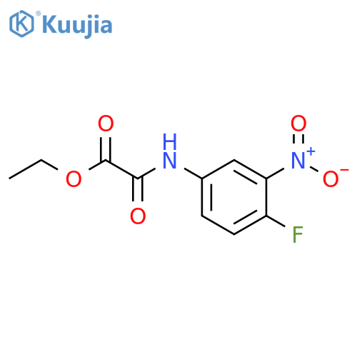ethyl (4-fluoro-3-nitrophenyl)carbamoylformate structure