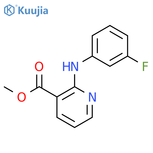 3-PYRIDINECARBOXYLIC ACID, 2-[(3-FLUOROPHENYL)AMINO]-, METHYL ESTER structure