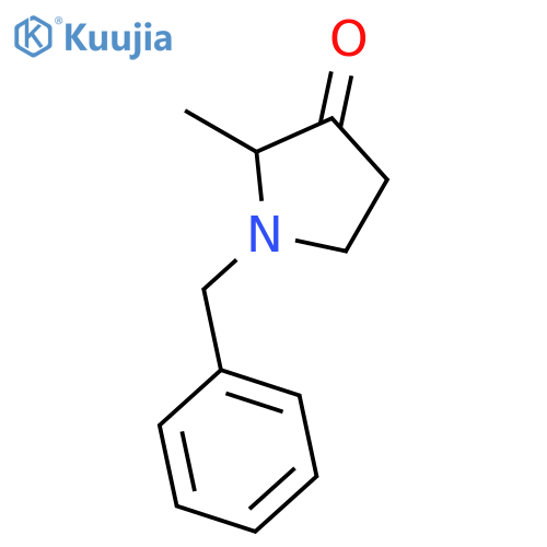 1-Benzyl-2-methyl-3-pyrrolidone structure