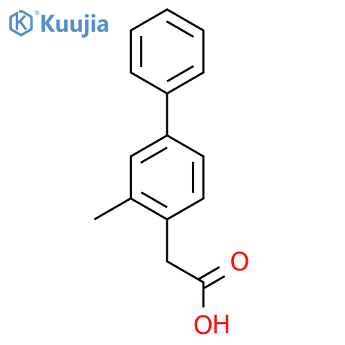3-METHYL-BIPHENYL-4-ACETIC ACID structure