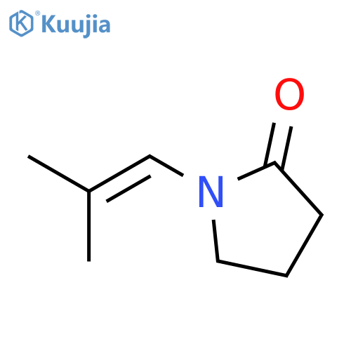 2-Pyrrolidinone, 1-(2-methyl-1-propenyl)- structure