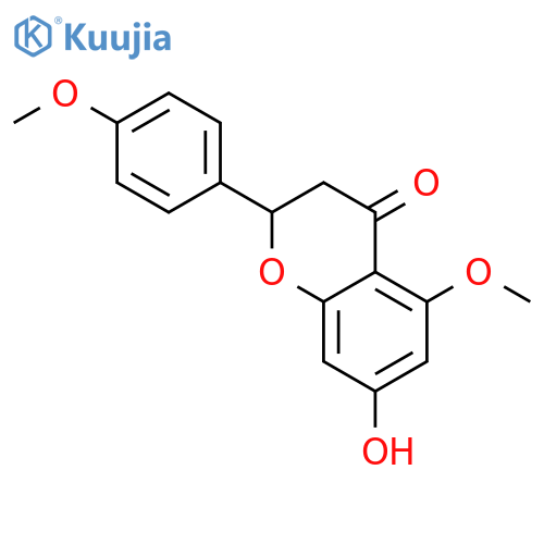 4',5-dimethoxy-7-hydroxyflavanone structure