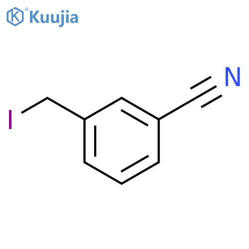 3-(iodomethyl)benzonitrile structure